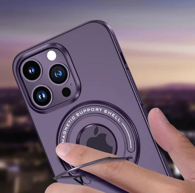 iPhone Magnetic Metal Kickstand MagSafe ShockProof Case Cover Clearance Sale