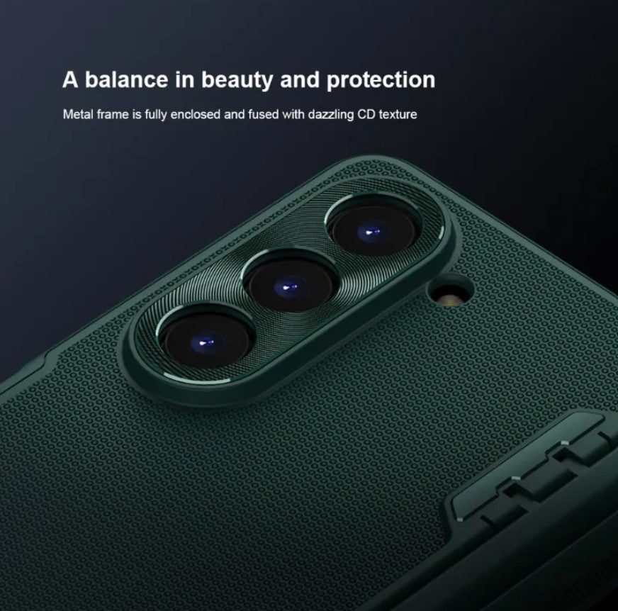 Samsung Galaxy Z Fold 5 Nillkin Frost Shield With Stand Case Cover Green Clearance Sale