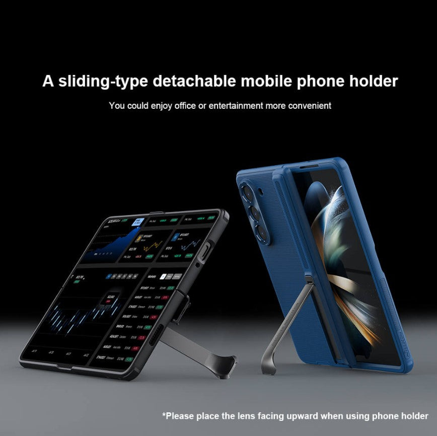 Samsung Galaxy Z Fold 5 Nillkin Frost Shield With Stand Case Cover Green Clearance Sale