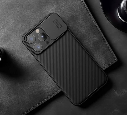 iPhone 15 Plus Series Nillkin Camshield Pro Case Cover Black Clearance Sale