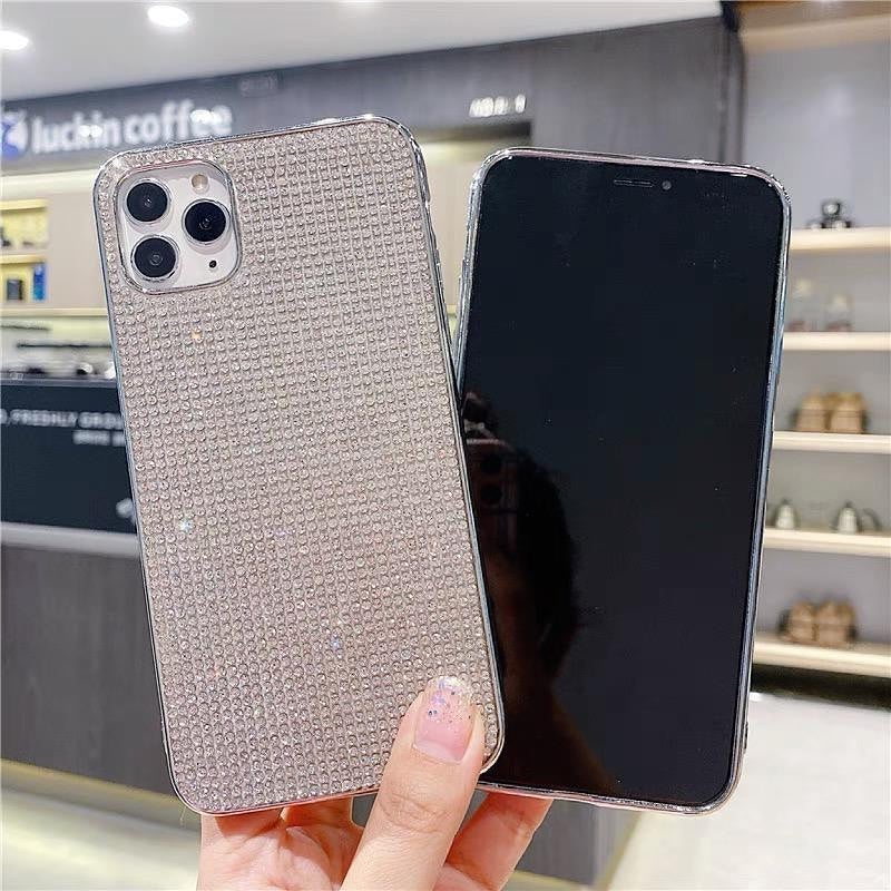 iPhone Luxury Silver Diamond Case Cover Clearance Sale