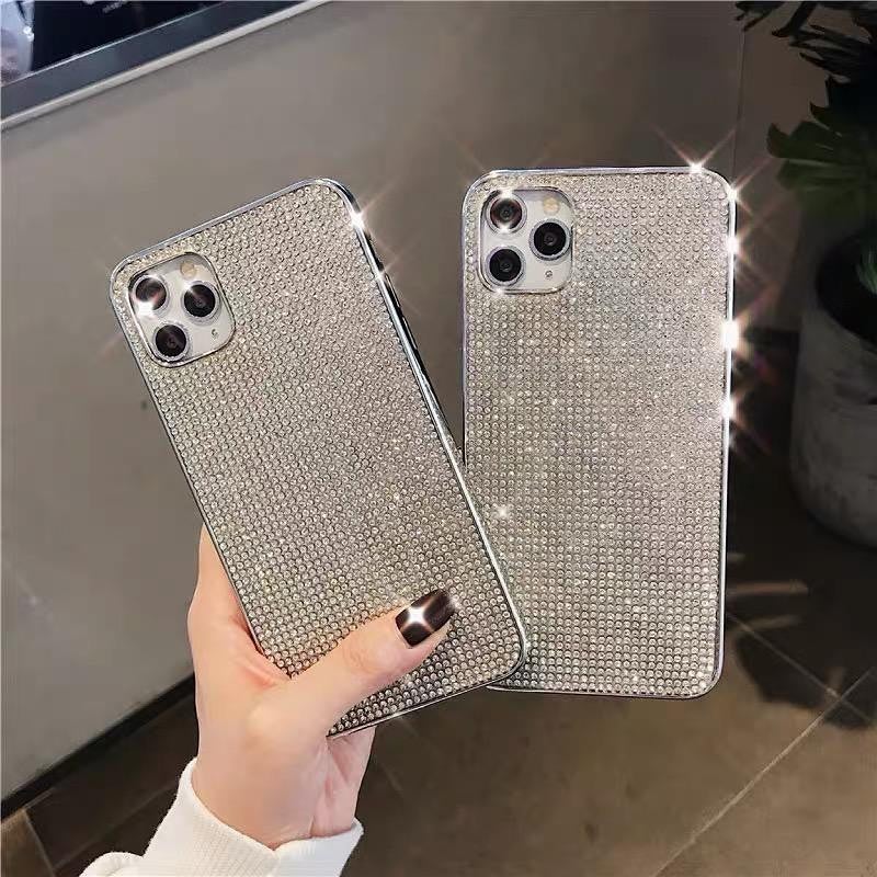 iPhone Luxury Silver Diamond Case Cover Clearance Sale