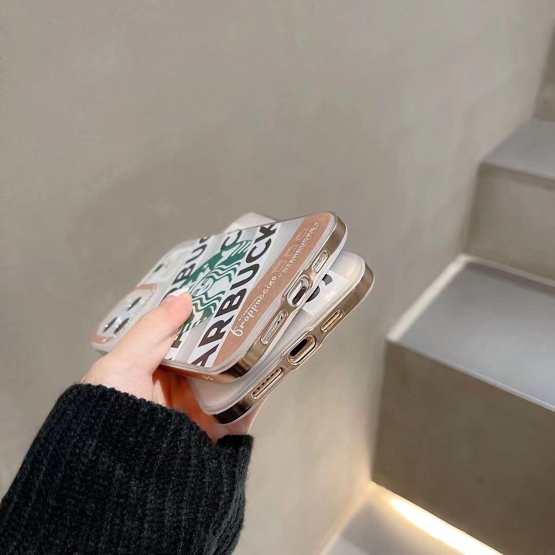 iPhone 13 Pro Max Luxury Brand StarBucks Coffee Case Cover