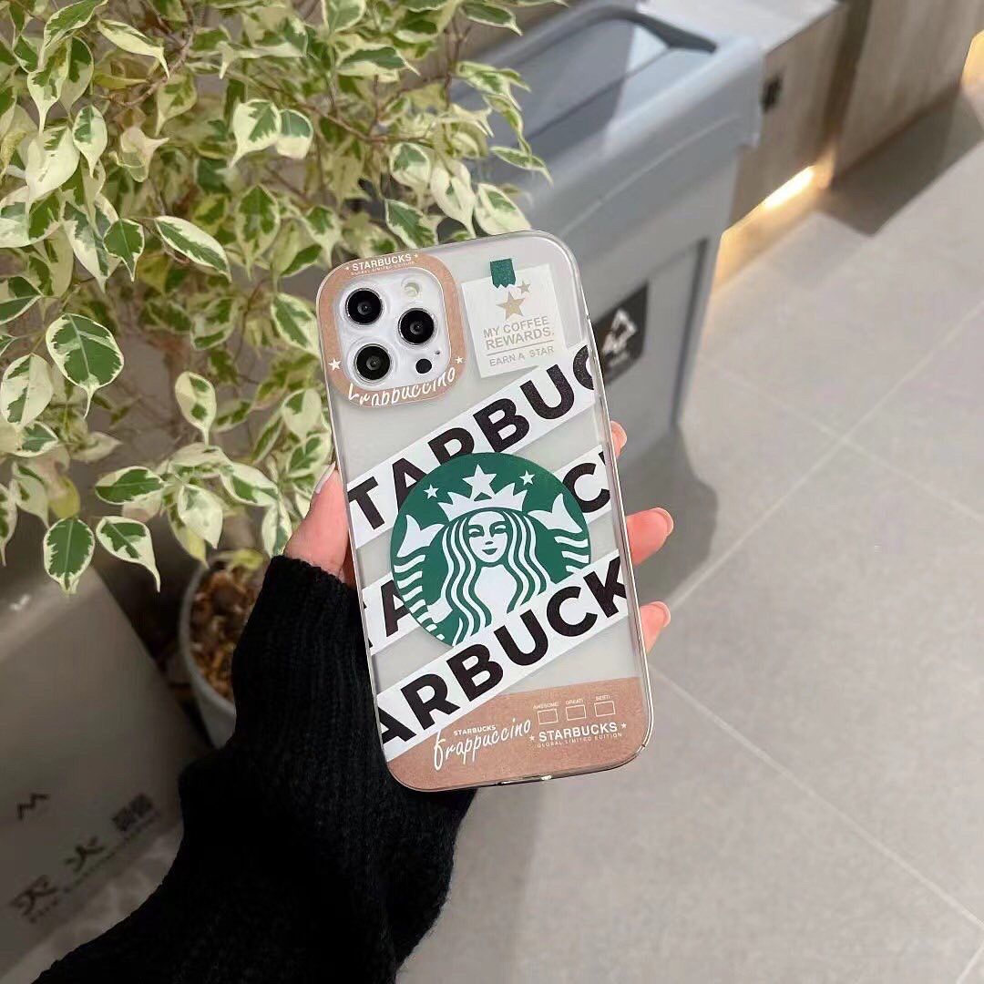 iPhone 13 Pro Max Luxury Brand StarBucks Coffee Case Cover