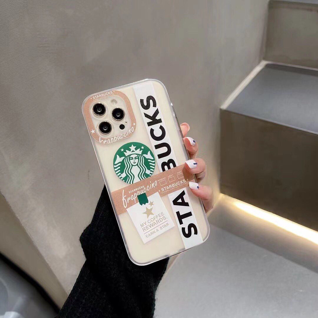 iPhone 13 Pro Max Luxury Brand StarBucks Coffee Case Cover