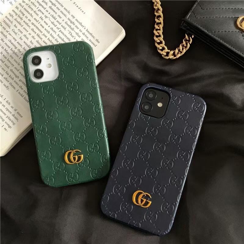 Premium Branded iPhone Mobile Case Cover - GG Leather made