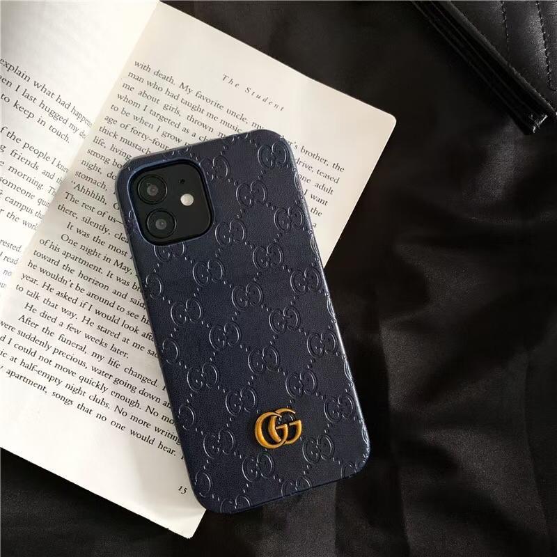 Premium Branded iPhone Mobile Case Cover - GG Leather made