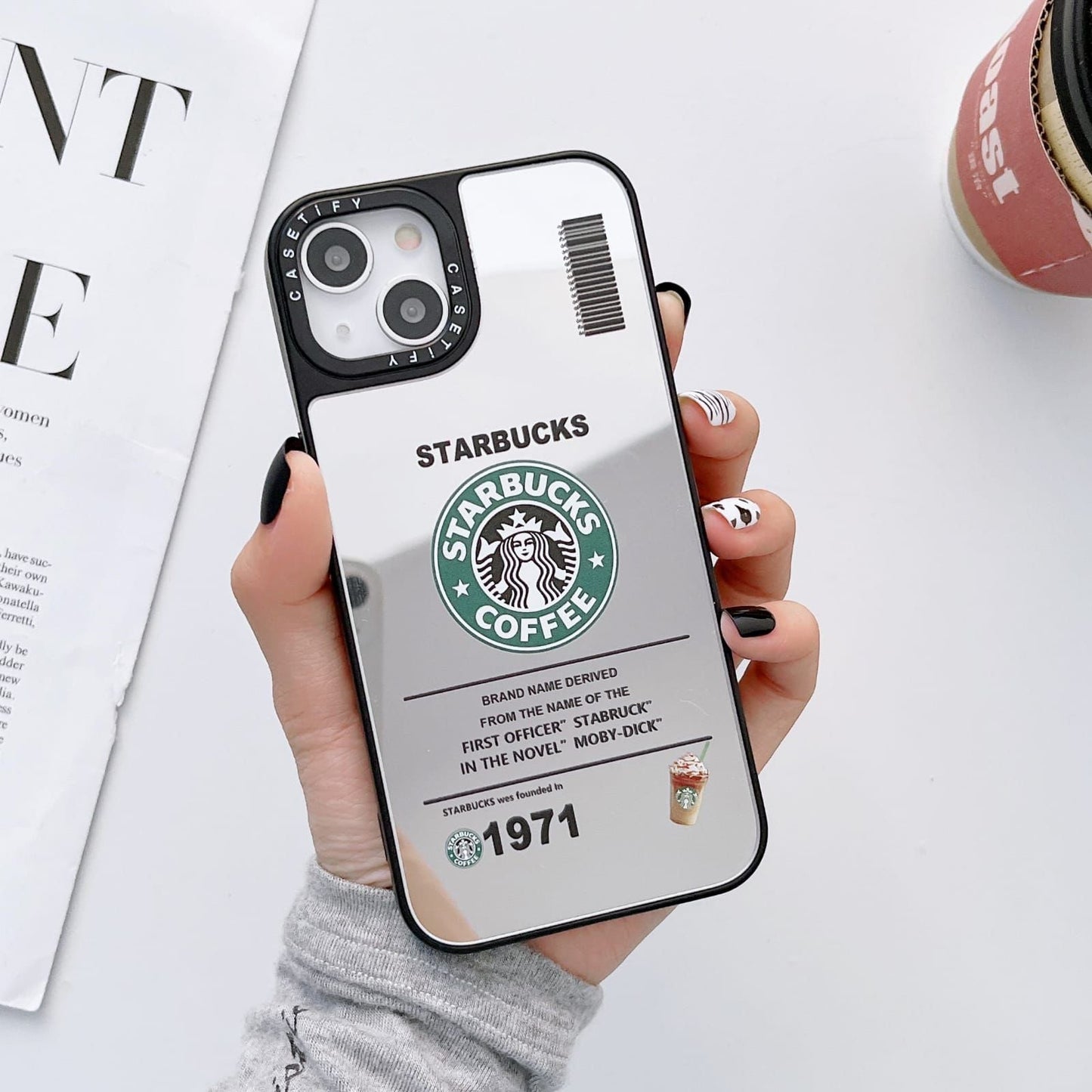 iPhone Luxury Brand Reflective Mirror Phone Case