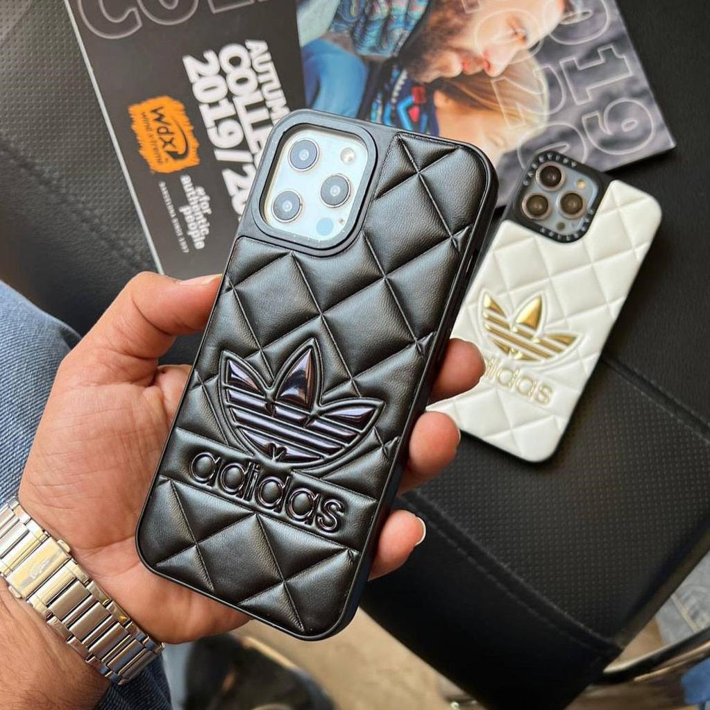 iPhone Luxury Sport Brand Puffer Leather Case Cover Clearance