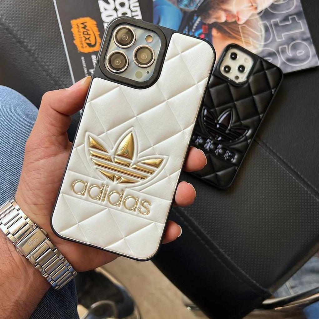 iPhone Luxury Sport Brand Puffer Leather Case Cover Clearance