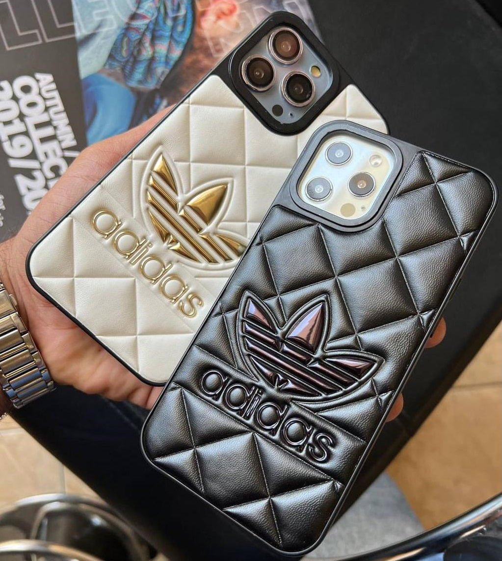 iPhone Luxury Sport Brand Puffer Leather Case Cover Clearance