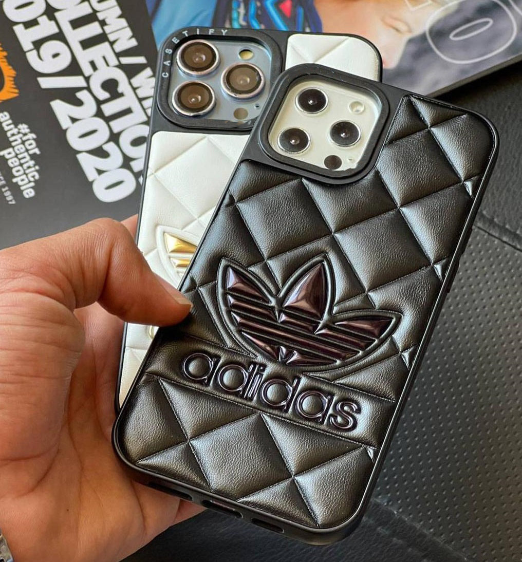 iPhone Luxury Sport Brand Puffer Leather Case Cover Clearance