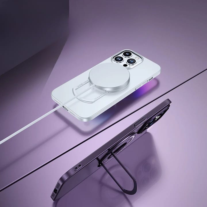 iPhone Magnetic Metal Kickstand MagSafe ShockProof Case Cover Clearance Sale