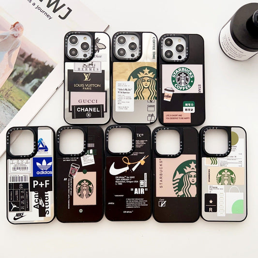 iPhone Luxury Brand Reflective Mirror Phone Case