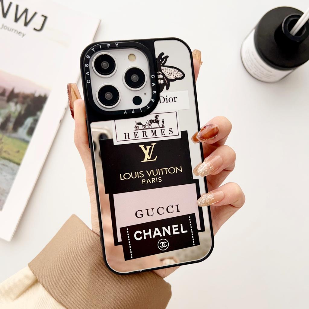 iPhone Luxury Brand Reflective Mirror Phone Case
