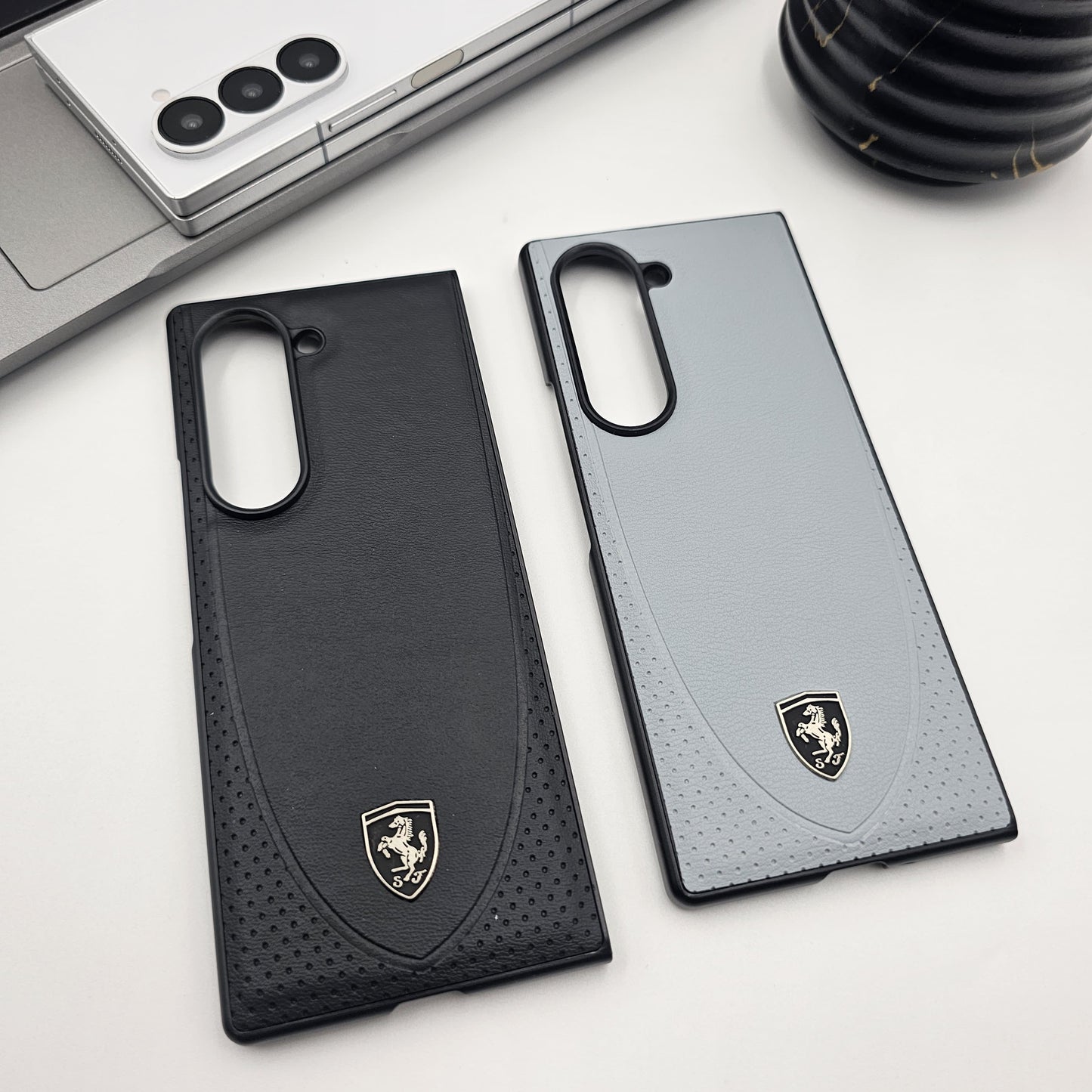 Samsung Galaxy Fold 6 Sports Car FR Dotted Design Case