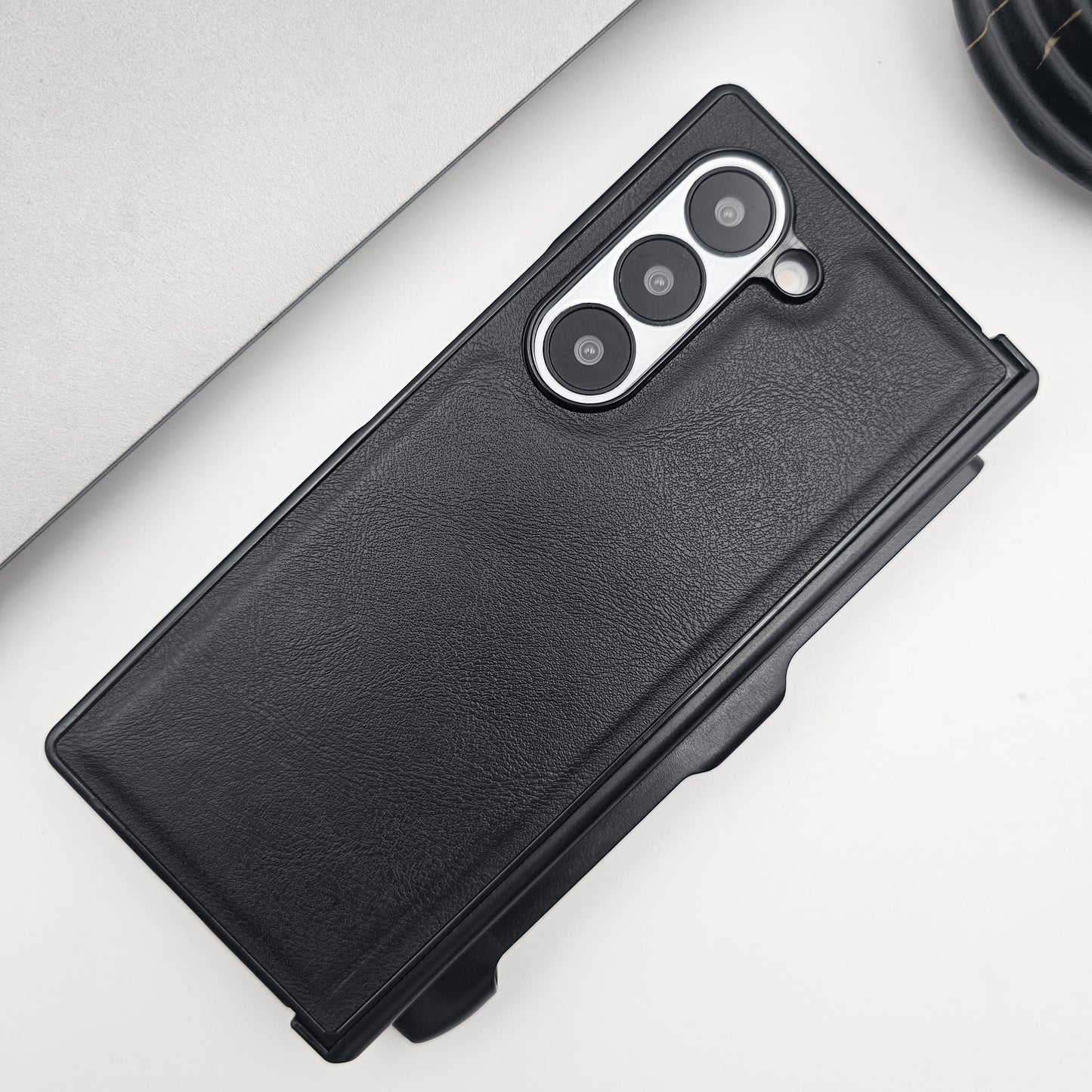 Samsung Galaxy Z Fold 5 PU Leather Case With S Pen Holder