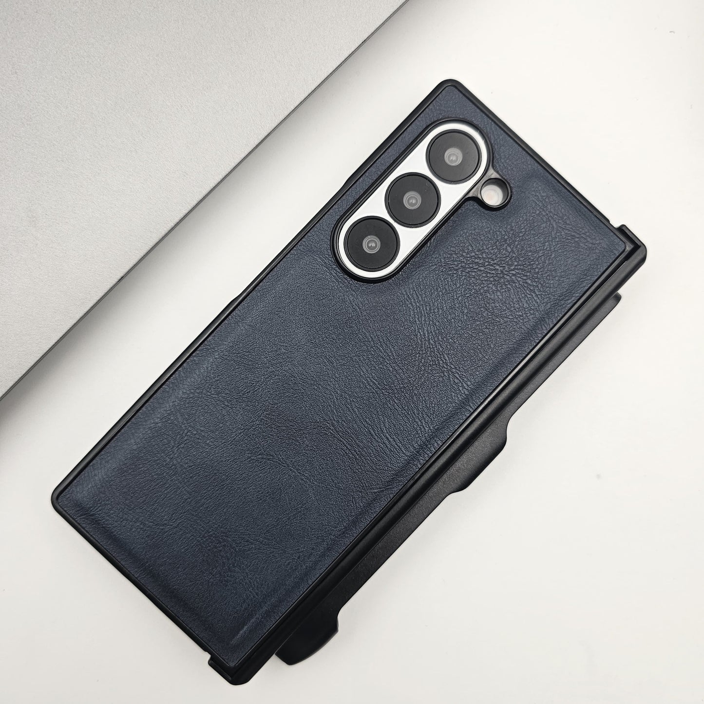 Samsung Galaxy Z Fold 5 PU Leather Case With S Pen Holder