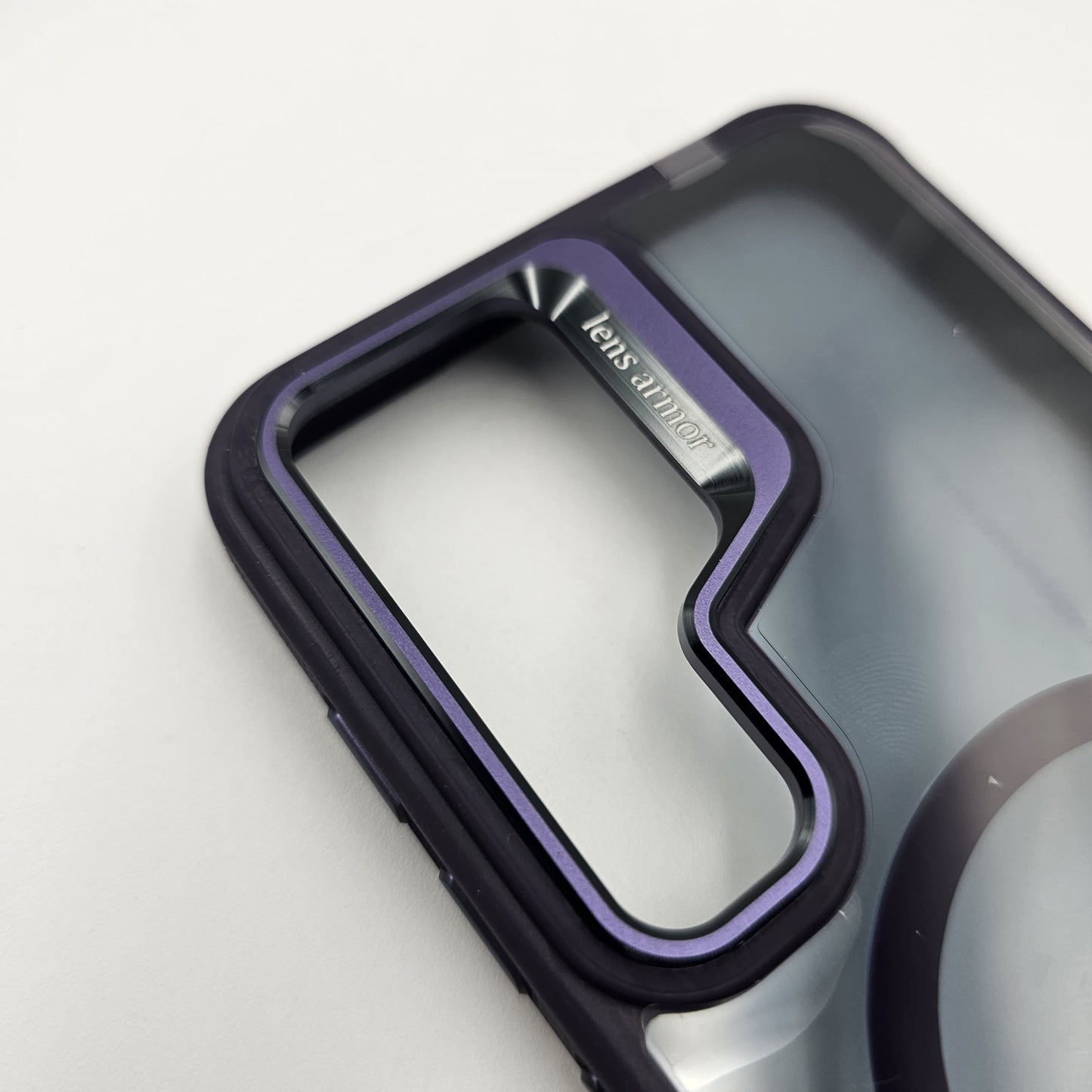 Samsung Galaxy S24 Plus Smokey Finish Transparent Magsafe Case