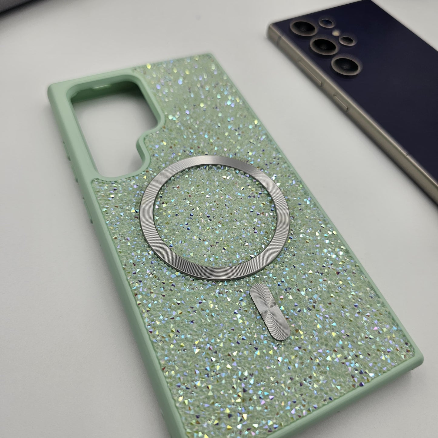 Samsung Galaxy S24 Ultra Glitter Crystal Shimmer Magsafe Case