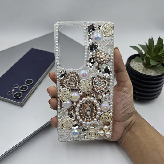 Samsung Galaxy S24 Ultra Queen Perfume Bottle Rhinestone Diamond Case