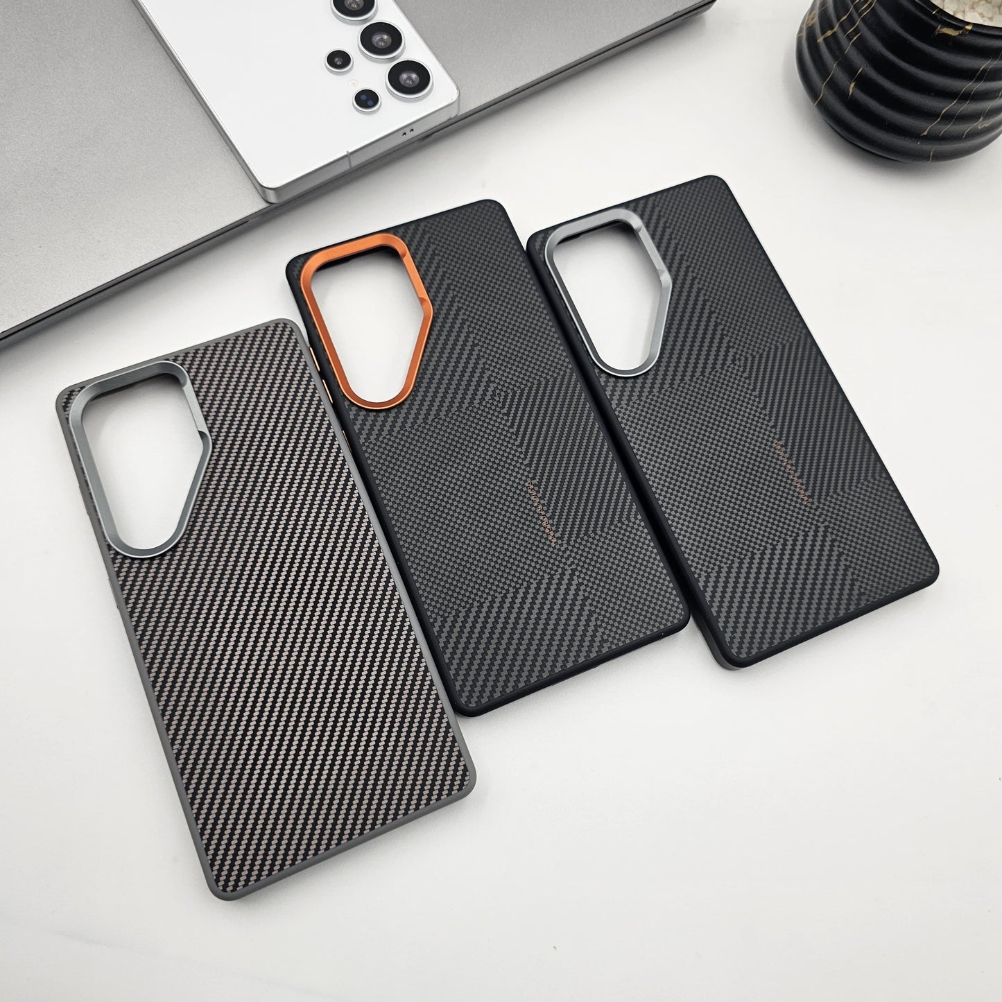 Samsung Galaxy S25 Ultra Super Thin Carbon Fibre Texture Case