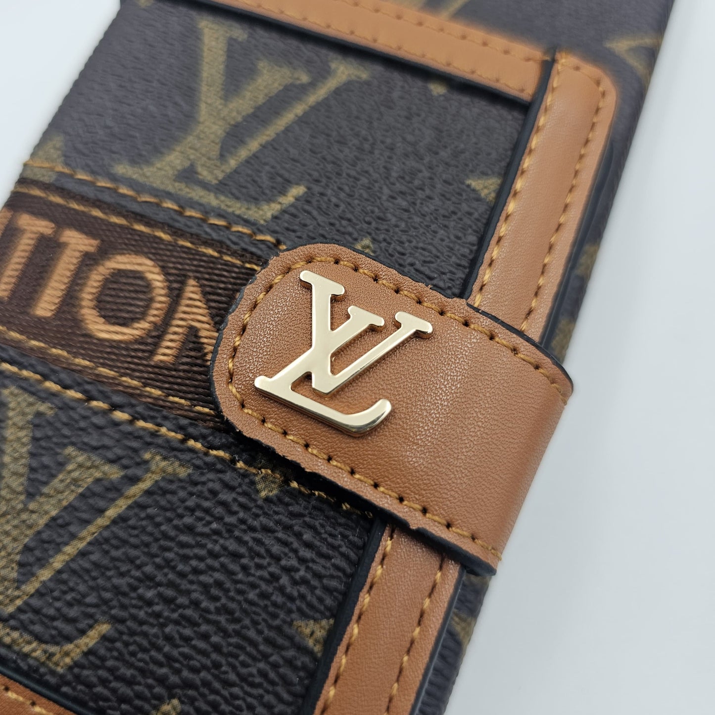 Samsung Galaxy S24 Luxury Brand Cardholder Crossbody Sling Strap Case