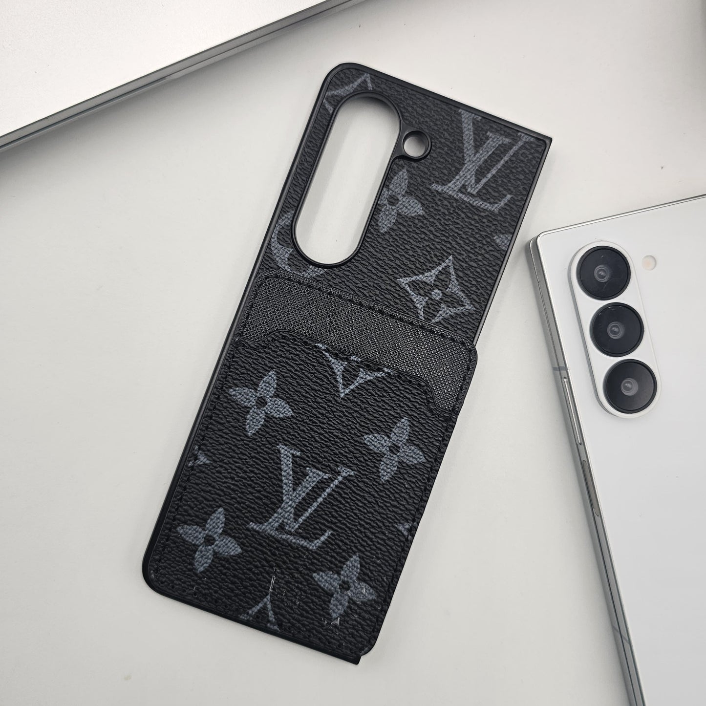 Samsung Galaxy Z Fold 7 Luxury PU Leather Card Holder Case