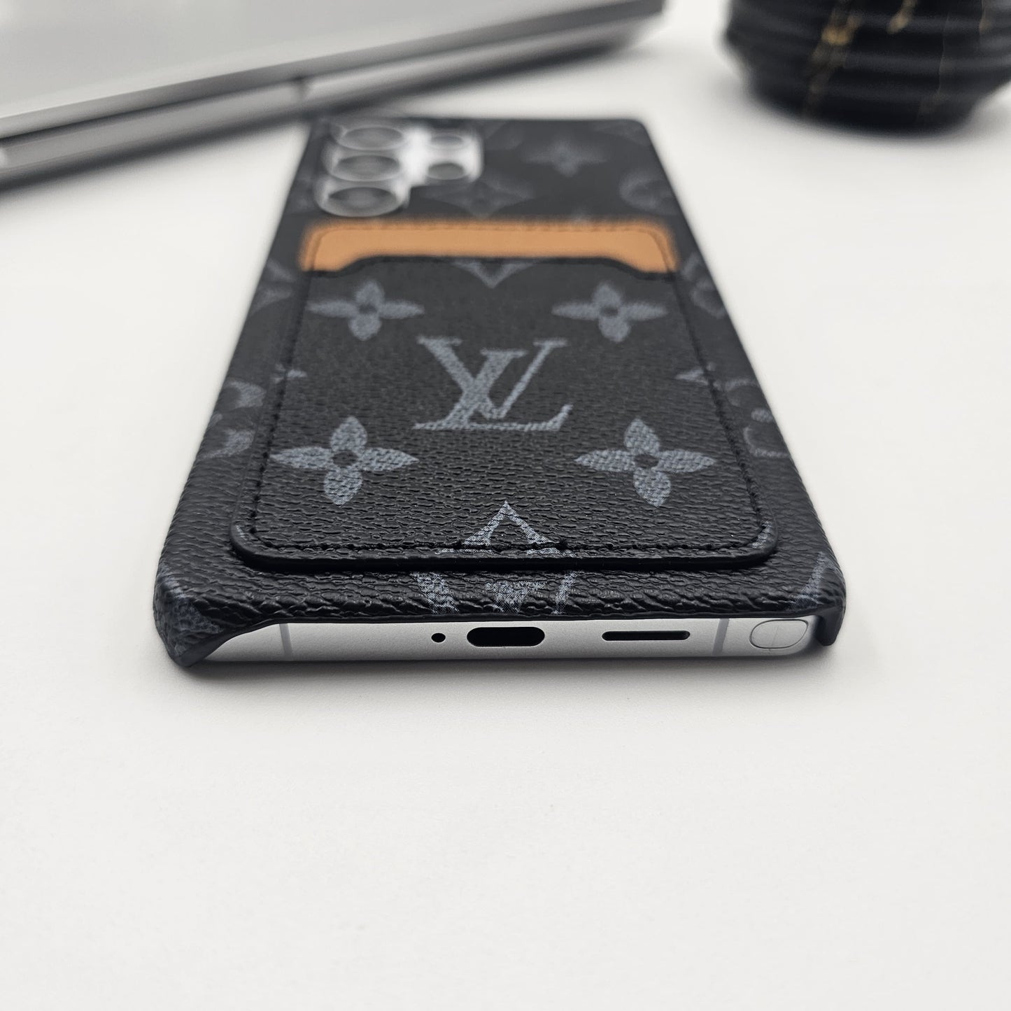Samsung Galaxy S24 Ultra Luxury PU Leather Card Holder Case