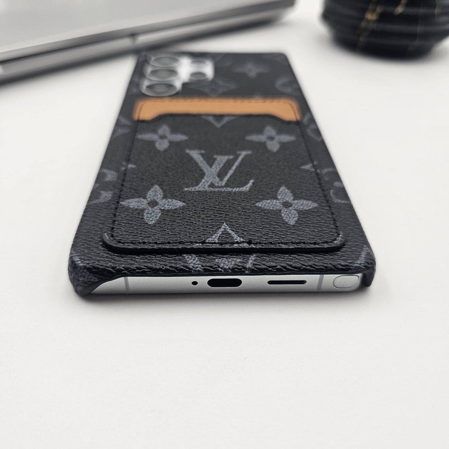 Samsung Galaxy S25 Ultra Luxury PU Leather Card Holder Case