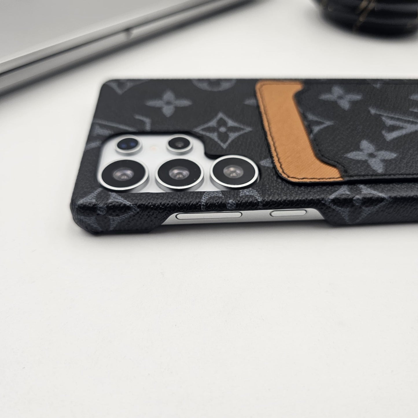 Samsung Galaxy S25 Ultra Luxury PU Leather Card Holder Case