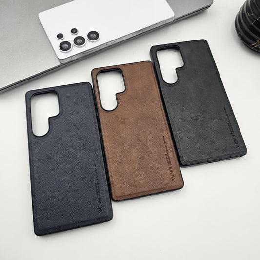 Samsung Galaxy S25 Ultra PU Leather Slim Leather Thin Case
