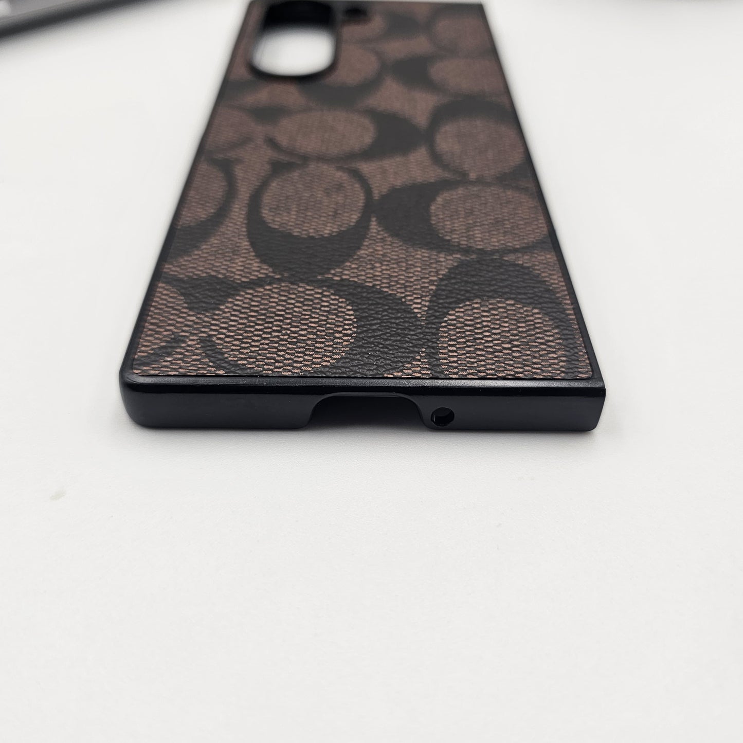 Samsung Galaxy Z Fold 7 Luxury Brand Pattern CC PU Leather Case Cover