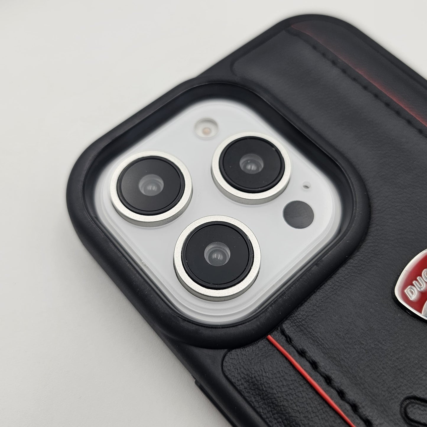 iPhone Luxury Sports Bike DC Stitched Leather Case