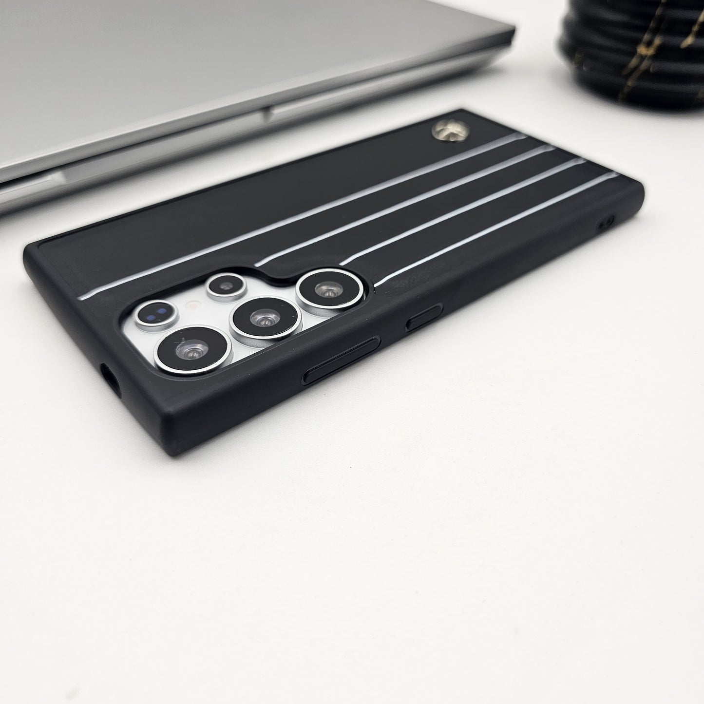 Samsung Galaxy S23 Ultra Merc Sport Series Logo Case Black