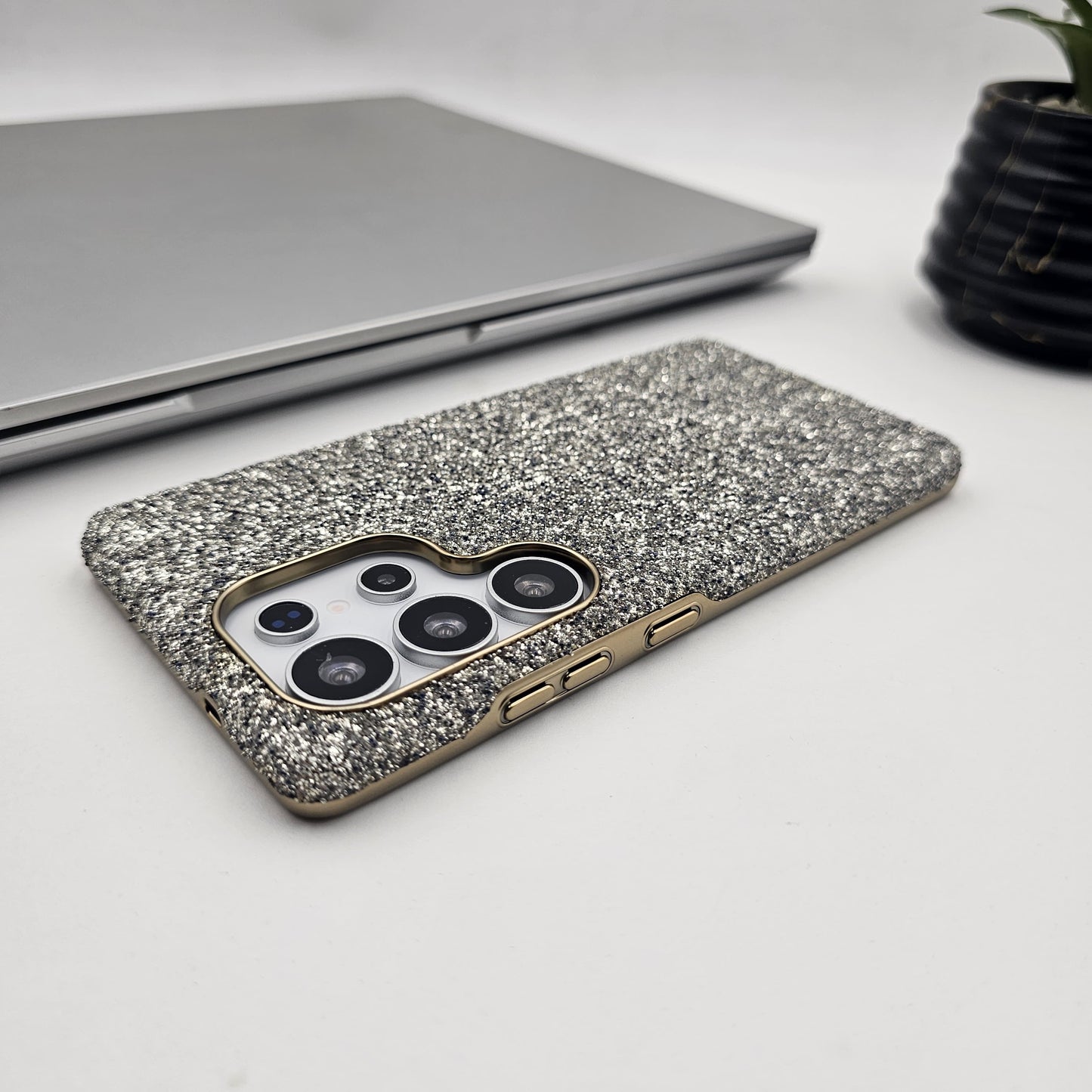 Sparkly Glitter Dust MagSafe Case for Samsung Galaxy S25 Ultra | Luxury Diamond Feel Protective Back Cover
