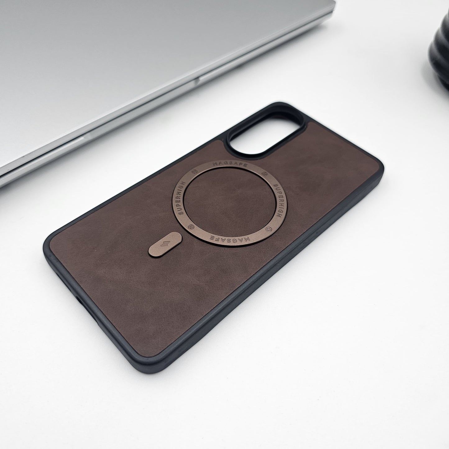 Samsung Galaxy S25 Edge Super High Magnetic Magsafe PU Leather Case