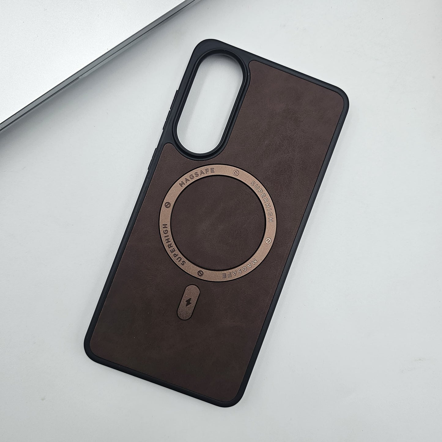 Samsung Galaxy S25 Edge Super High Magnetic Magsafe PU Leather Case