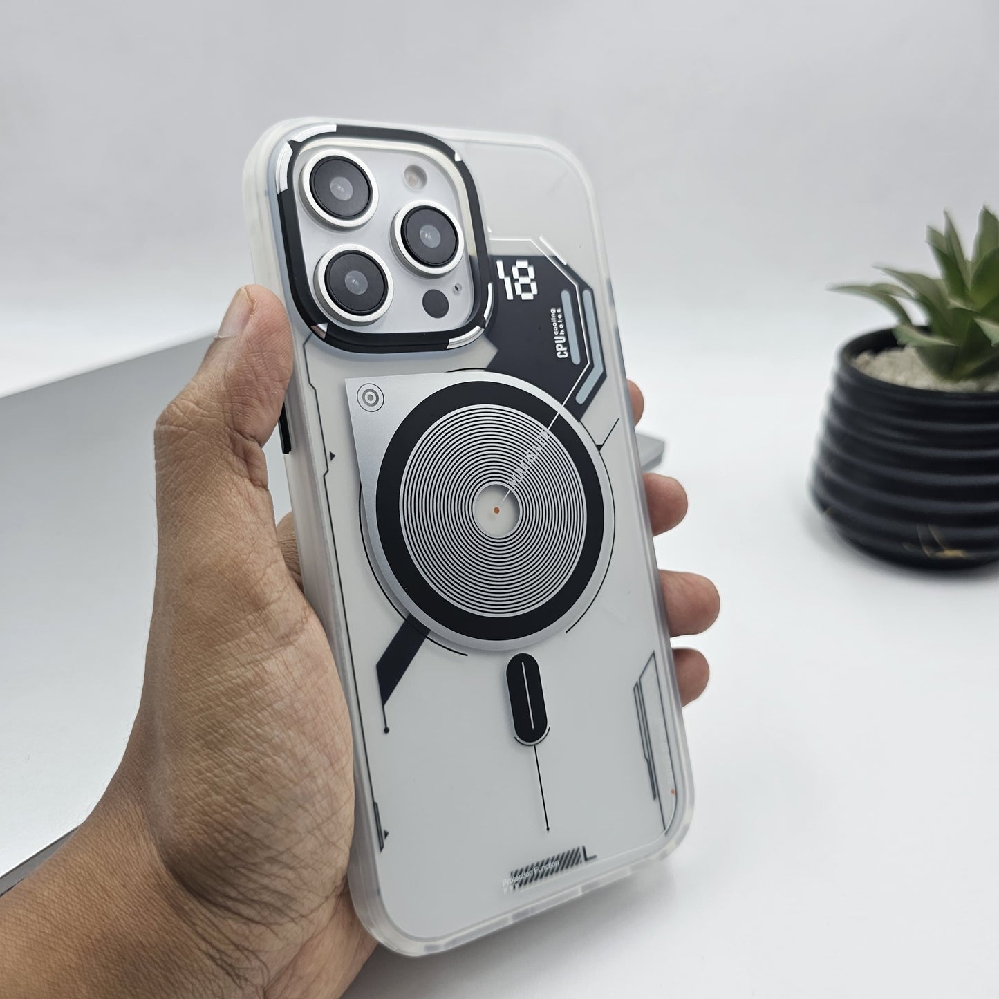 CyberTech MagSafe Case for iPhone | Matte Translucent Soft-Touch | Cooling Design