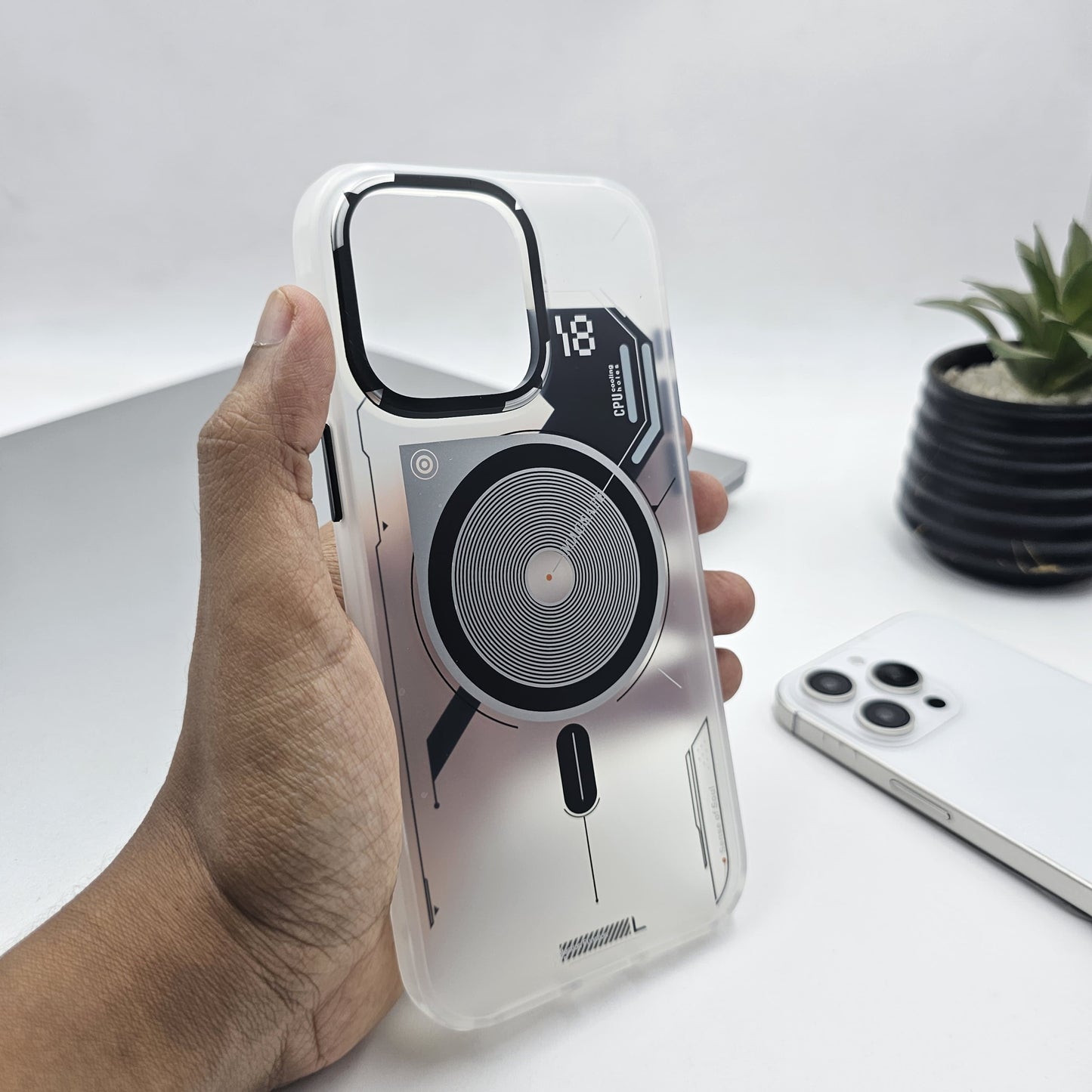 CyberTech MagSafe Case for iPhone | Matte Translucent Soft-Touch | Cooling Design