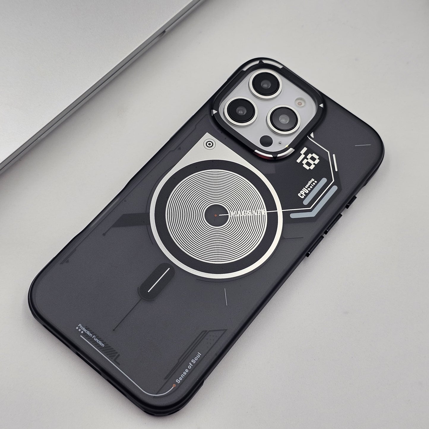 CyberTech MagSafe Case for iPhone | Matte Translucent Soft-Touch | Cooling Design