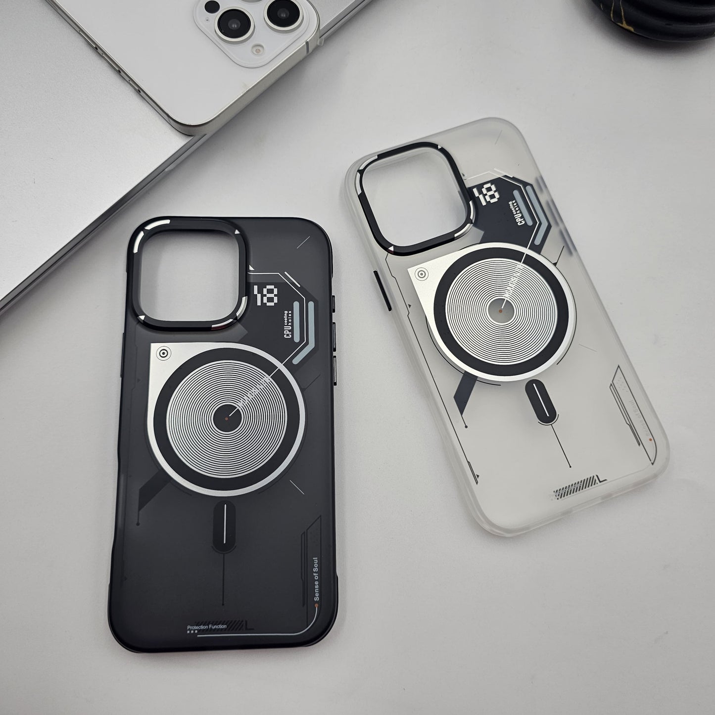 CyberTech MagSafe Case for iPhone | Matte Translucent Soft-Touch | Cooling Design