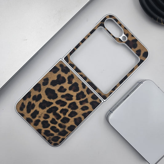 Samsung Galaxy Z Flip 6 Leopard Print Design Case