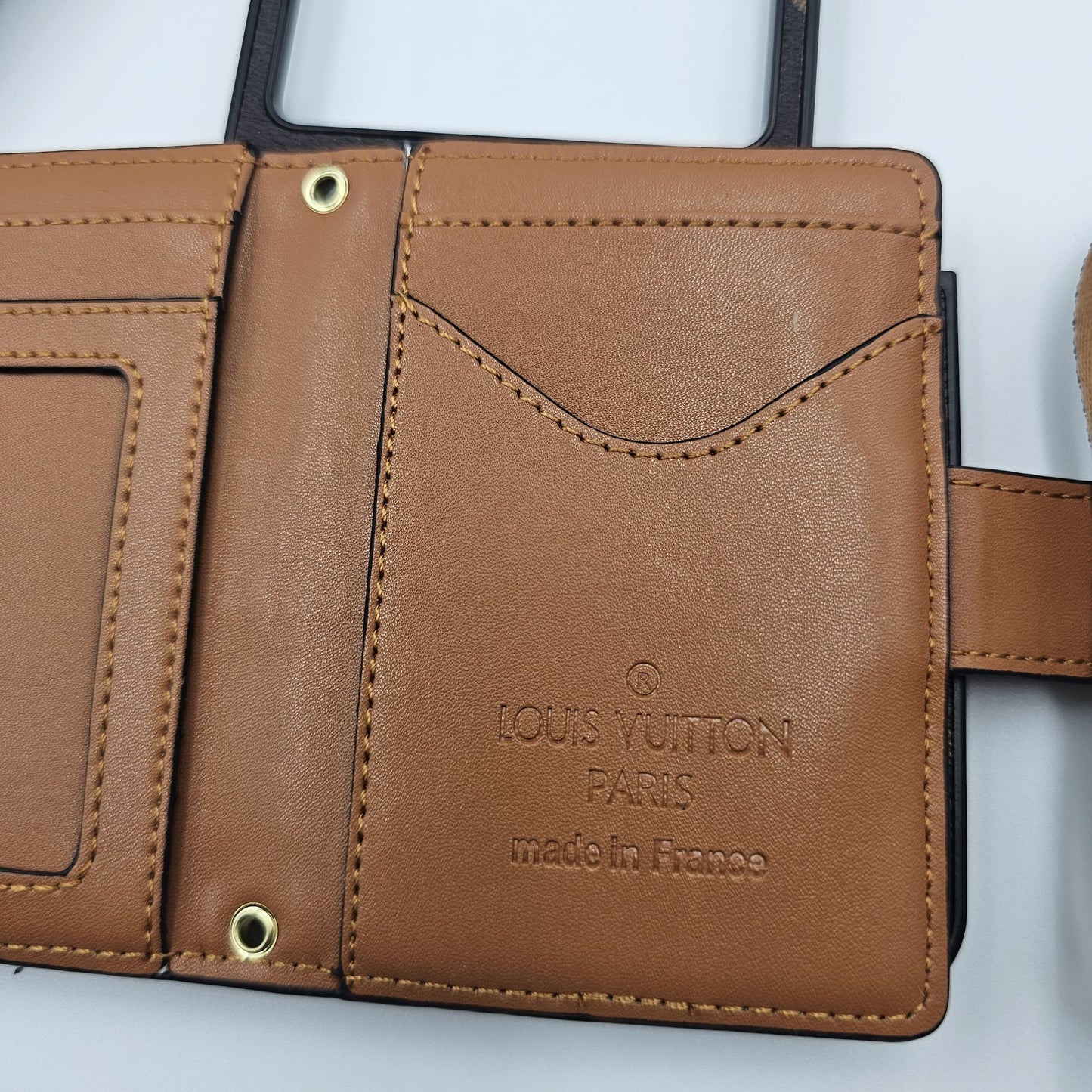 Samsung Galaxy Z Flip 6 Luxury Brand Cardholder Crossbody Sling Strap Case