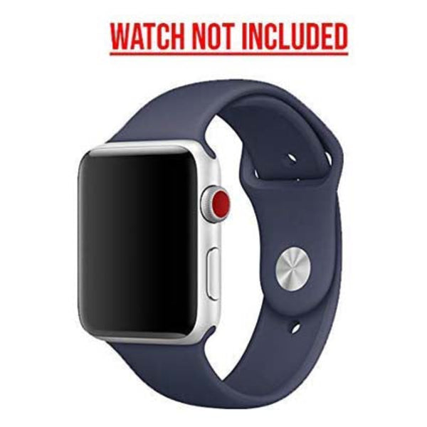 iWatch Pacific Blue Silicone Sport Band For Series 1 2 3 4 5 6 7 8 9 SE 7 8 9 SE SE 2 Gen