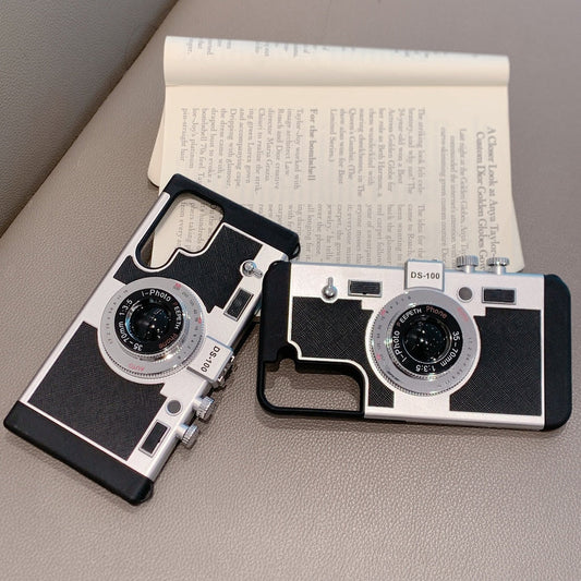 Samsung Galaxy S23 Ultra 3D Retro Vintage Camera Case Cover