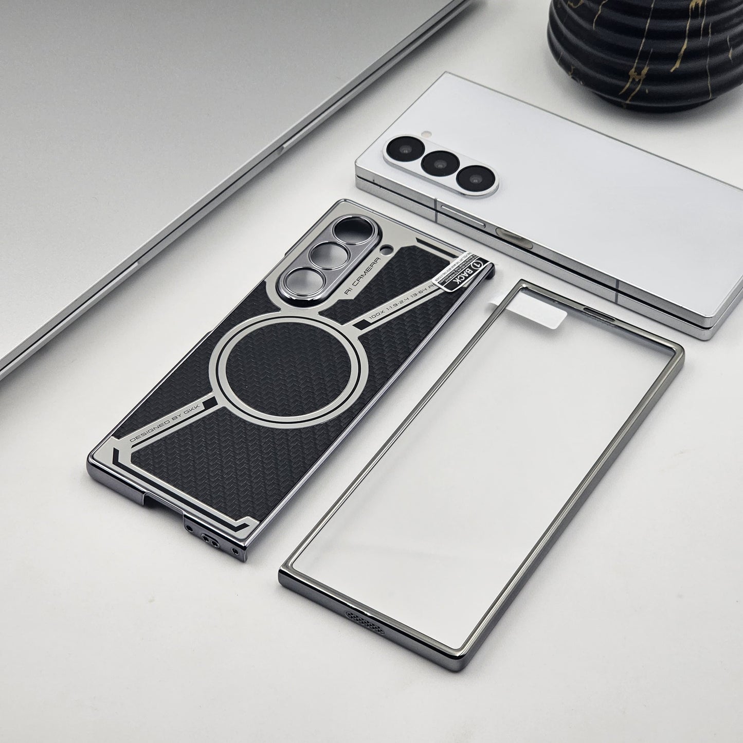 Luxury Electroplated Magnetic Magsafe Case for Samsung Galaxy Z Fold 7