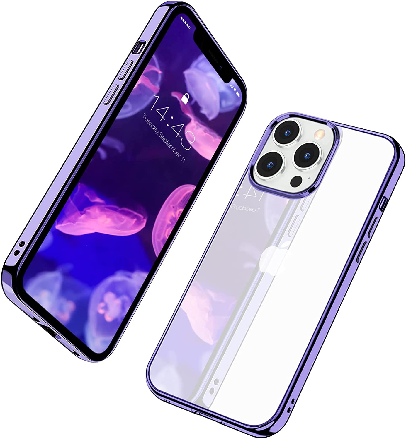 iPhone Crystal Clear Chrome Electroplated Bumper Case Cover Clearance Sale