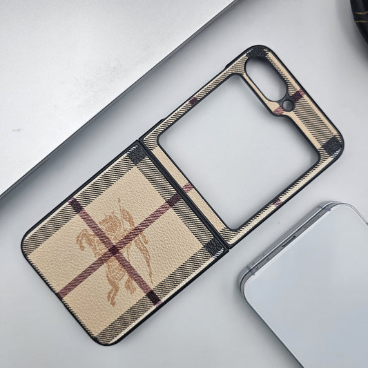 BBRY Fashion PU Leather Case for Samsung Galaxy Z Flip 6 | Luxury Designer Protective Cover