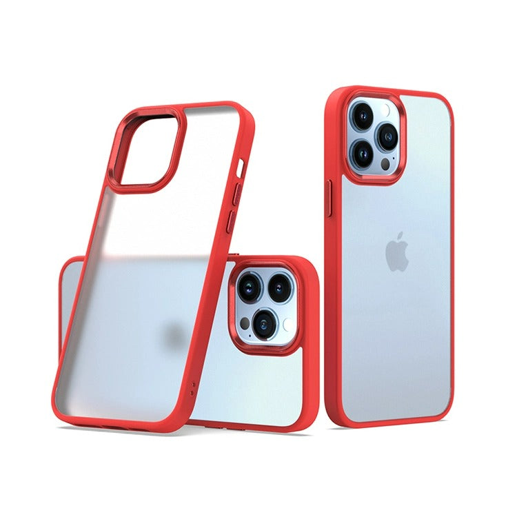 Stylish Protective iPhone Mobile Case Cover - Raised Metal Lens Protection